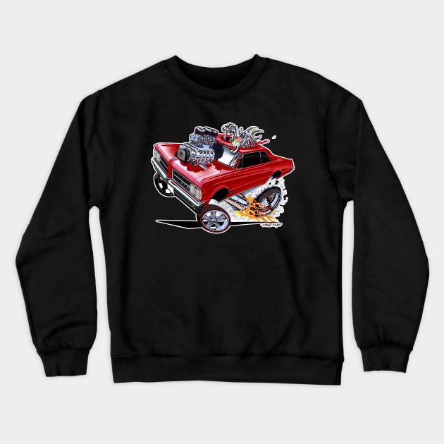 GOATINATOR 1964 Red GTO Crewneck Sweatshirt by vincecrain